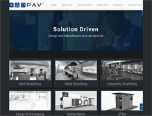 Tablet Screenshot of pav.co.za